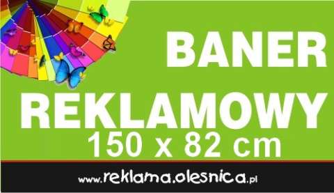 Baner Reklamowy 150 x 82 cm - Zestaw 10 szt.